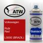 Preview: Volkswagen, Rubi Red, L5000 (BRAZIL): 400ml Sprühdose, von ATW Autoteile West.